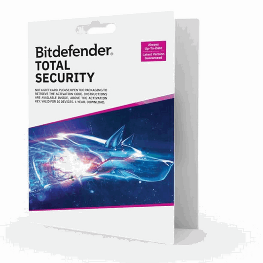 Bitdefender Total Security 2025 – Multi-device antivirus protection for PC, Mac, Android & iOS.