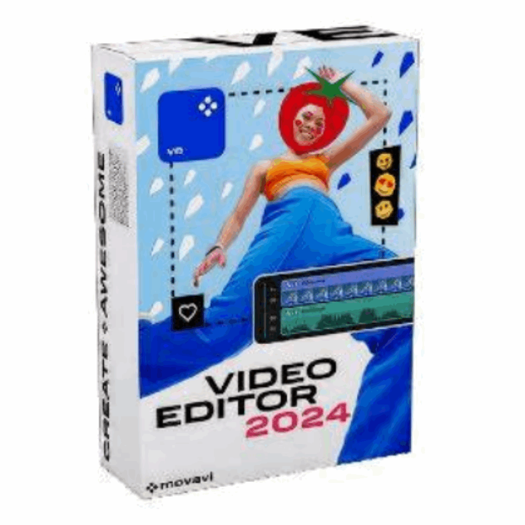 Movavi Video Editor 2024 – Lifetime license for 1 PC with AI editing, transitions, and 4K export.