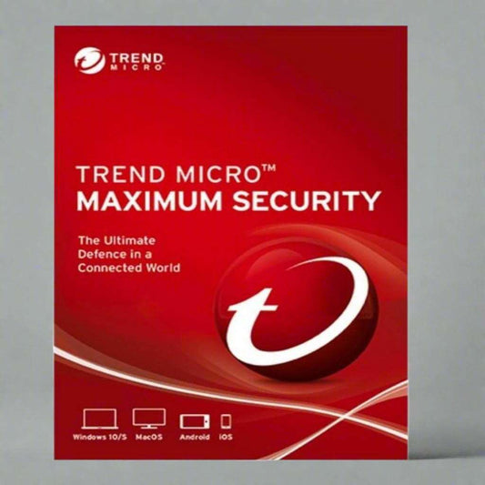 Trend Micro Maximum Security 2023 – Advanced protection for your PC, Mac, and mobile devices with anti-virus, ransomware defense, and privacy safeguards.