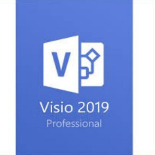 Visio 2019 Professional (5PC) Activation License – Easy diagramming and flowcharting solution for businesses with 5 devices for seamless collaboration.