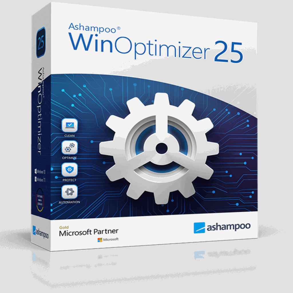 Ashampoo WinOptimizer 25 – Powerful software to clean, optimize, and secure your Windows PC for improved performance and privacy.