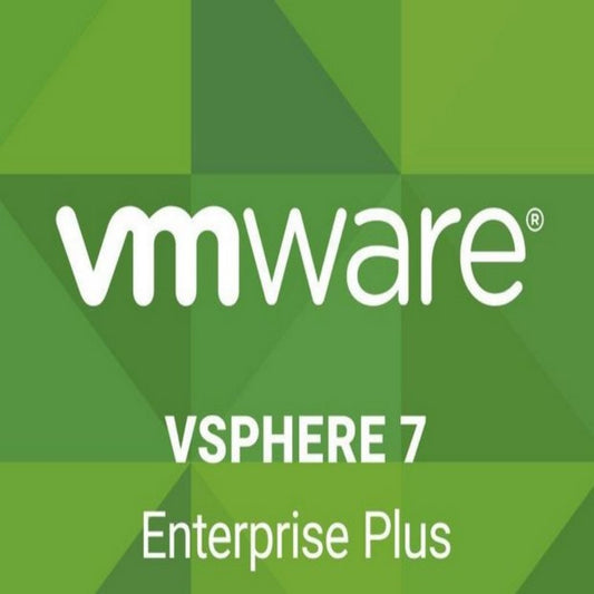 VMware vSphere 7 Enterprise Plus – Lifetime license for unlimited devices, providing advanced virtualization and cloud computing features.