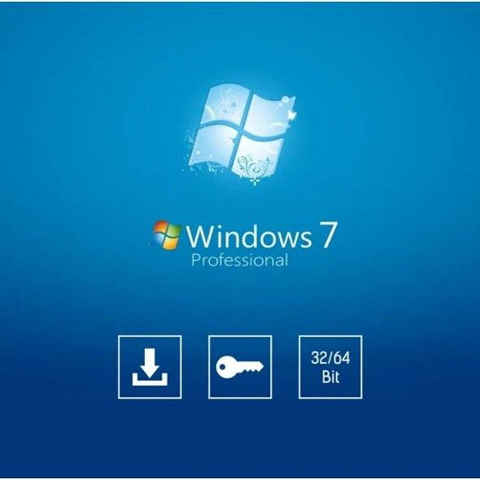 Windows 7 Pro 32/64 Bit Genuine License - Software shop store