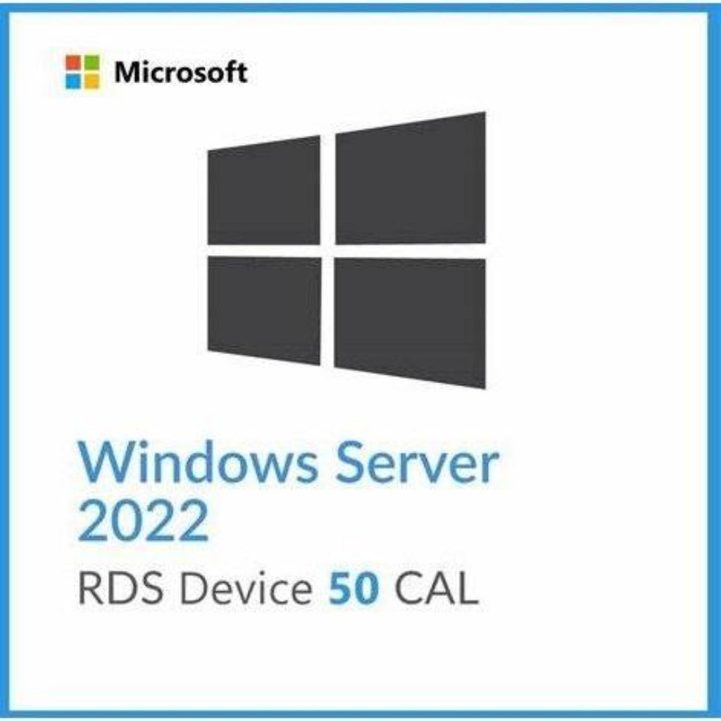 Windows Server 2022 Remote Desktop Services RDS 50 Device CAL License