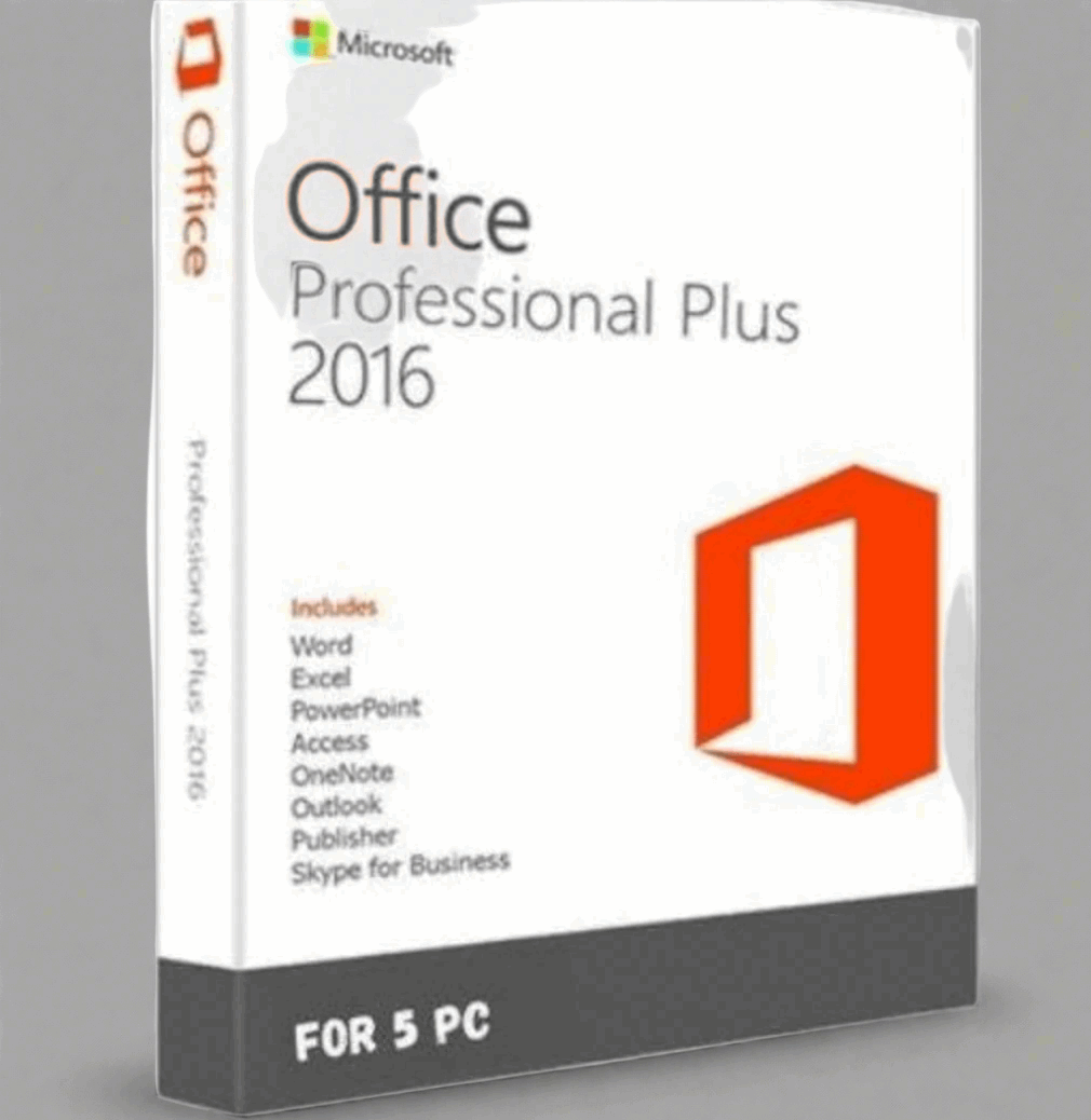 Office 2016 pro plus 5pc Software Shop