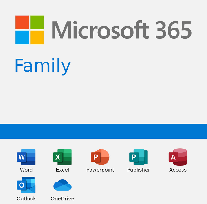 MS office 365 Family Edition