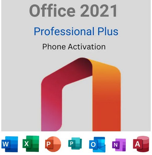 Office 2021 Professional Plus (1PC) Phone Activation License - Software Shop