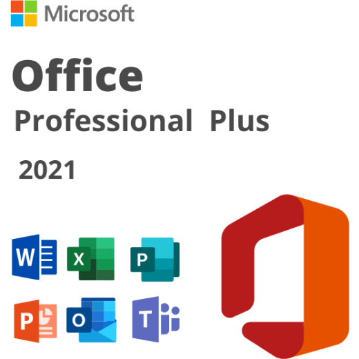 Office 2021 Pro Plus 32/64 Bit License For 5 PC - Software shop