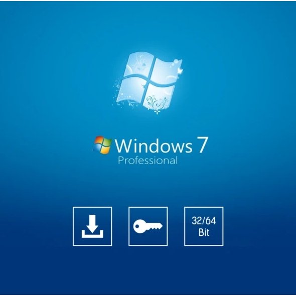 Licencia original de Windows 7 Pro 32/64 bits