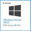 Windows Server 2022 Remote Desktop Services RDS 50 Device CAL License - Software shop store