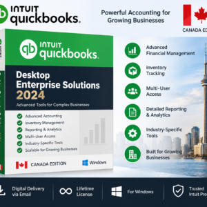 QuickBooks Desktop Enterprise Solutions 2024 Canada Edition for Windows