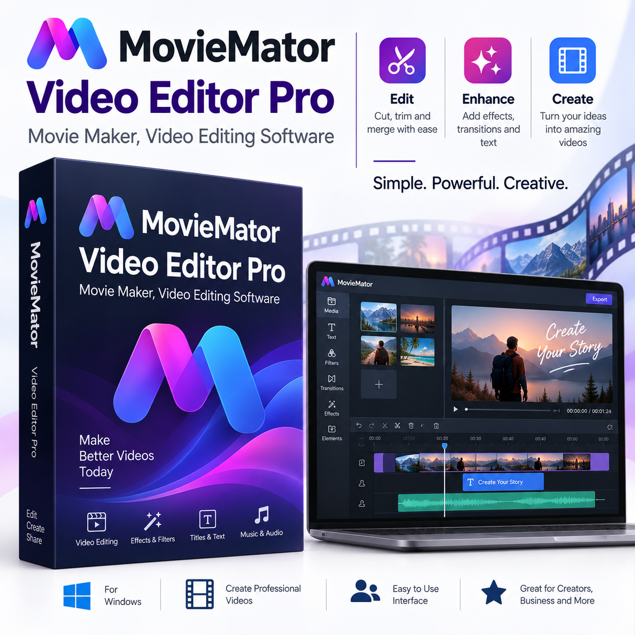 MovieMator Video Editor Pro video editing and movie maker software
